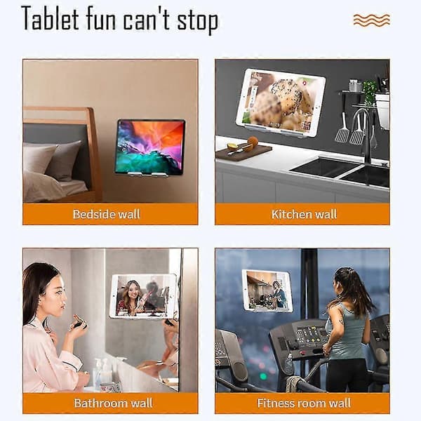 Vægmonteret tabletbeslag Ph-beslag til 4-13 tommer tablet