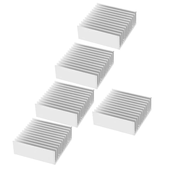 Aluminium Kjøleribbe Radiator for CPU Kjøler - 5 stk