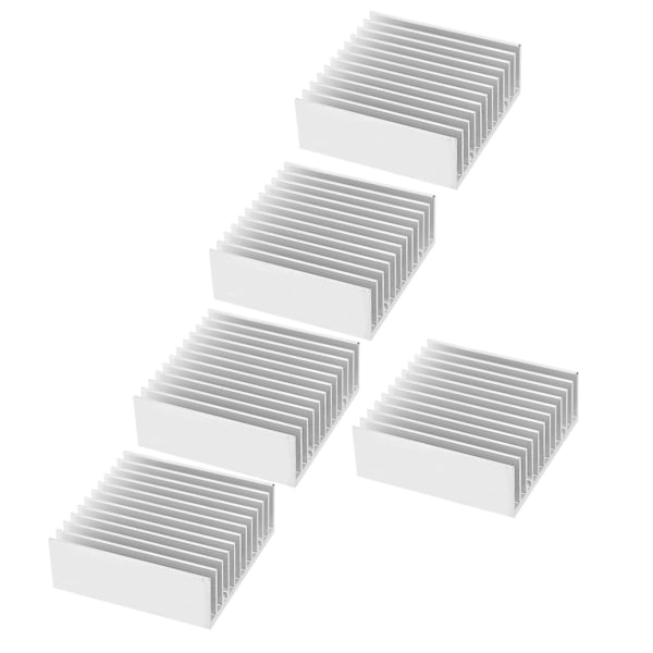 Aluminium Køleplade Køleradiator til CPU Køler - 5 stk.