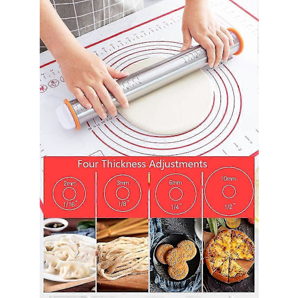 Non-stick kagerulle, rustfrit stål