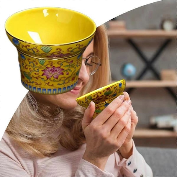 Porcelæns Te Si Te Redskaber til Enkelt Kop Effektiv Keramisk Te Tilbehør Infuser