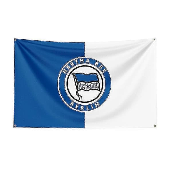 3x5 Hertha Bsc Flagg Polyester Trykt Racing Sport Banner For Dekor