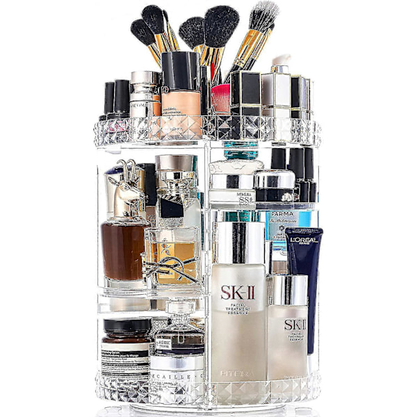 360 Graders Roterende Kosmetik Organizer - Medium