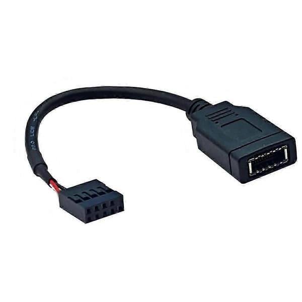 USB 9PIN til Type-C Frontpanelkabel USB 9PIN til TYPE-E KEY-A Adapterkabel USB Frontpanel Adapterkabel