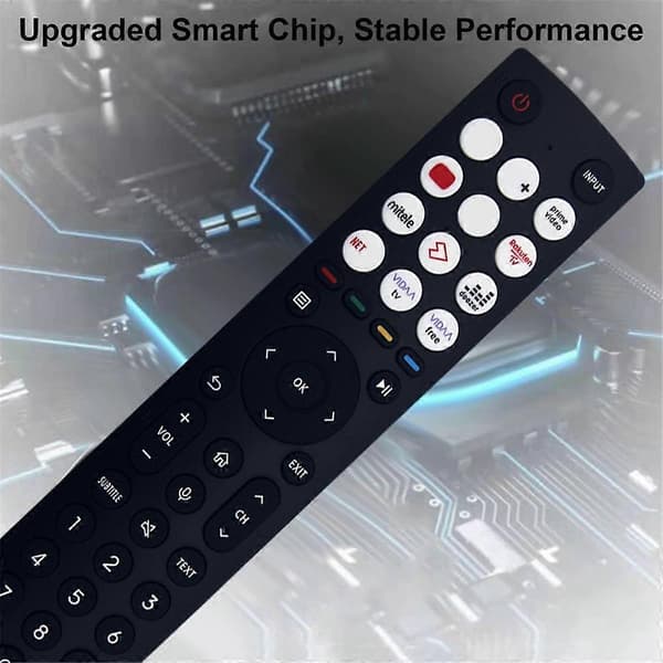 Erstatningsfjernkontroll ERF3F86H for Smart LED LCD TV Fjernkontroll Uten Stemmestyring