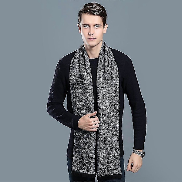 Vinter Cashmere Halstørklæde til Mænd - Moderne Formelle Bløde Halstørklæder til Mænd