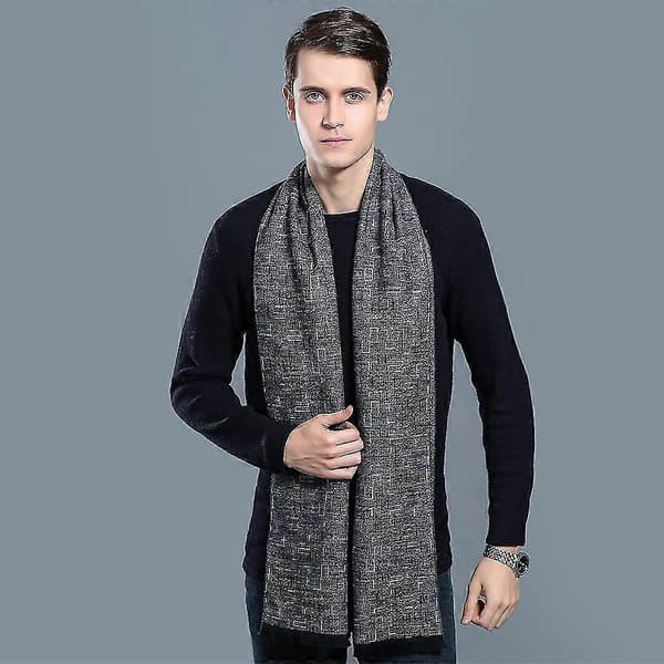 Vinter Cashmere Skjerf for Menn - Formelle Myke Skjerf for Menn