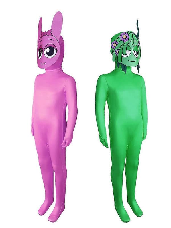 Sprunki Cosplay-asu Haalari Juhla-asu Bodysuit