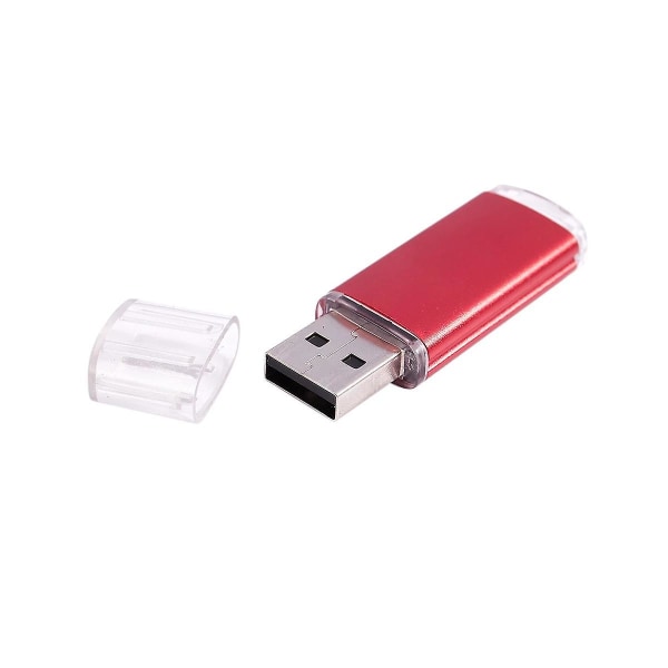 10 kpl USB muistitikku 128 Mb avainketju Flash-muistitikku U-levy Win 8 Pc Giftille, punainen