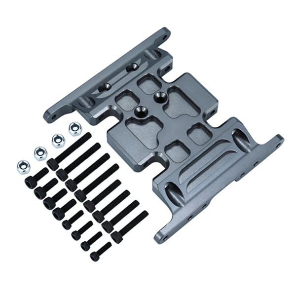Metall Chassi Center Skid Plate Med Skruvar För Axial Scx10 1/10 Rc Spårbil Uppgradering Delar Tillbehör