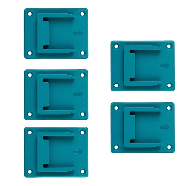 Lämplig för Makita Bosch 14.4V/18V litiumbatteriverktyg Fast fästbas (5 st)