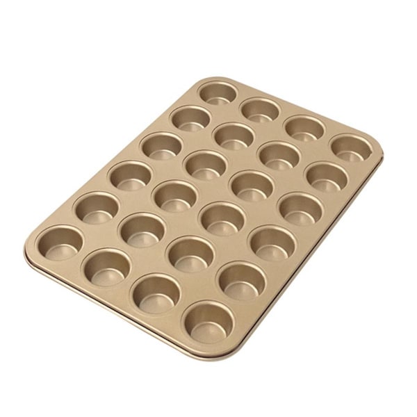 Nonstick 24 Count muffinpande med forlængede håndtag til fremme af jævn bagning, tåler opvaskemaskine A