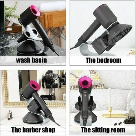 Dyson Supersonic hårtørrer og magnetisk holder til to opbevaringsdyser (hårtørrer medfølger ikke)