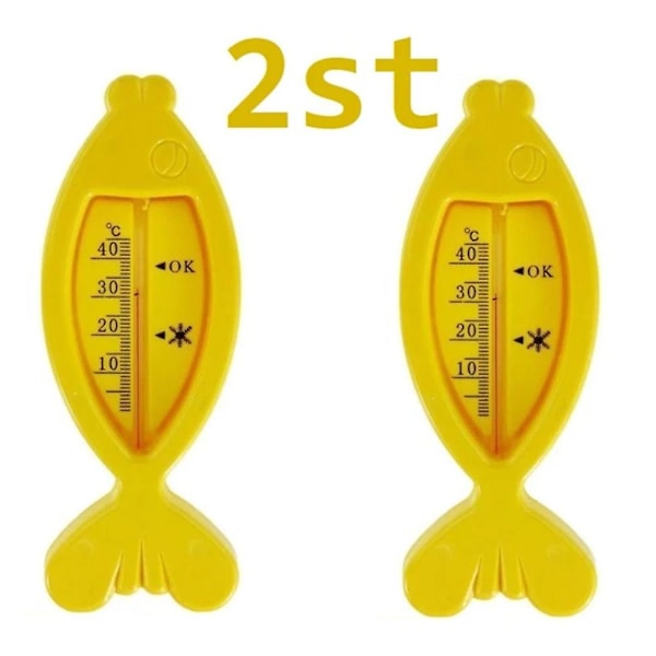 2-pack badtermometrar i form av fisktermometrar