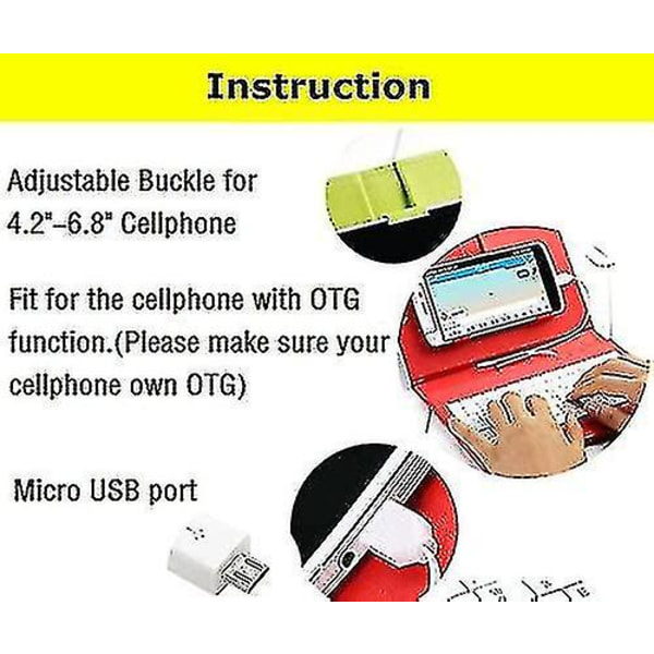 Mobiilipuhelimen Bluetooth-näppäimistöholsteri