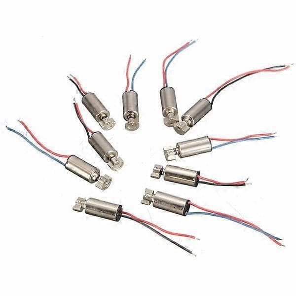 10 stk. mini Coreless Vibrationsmotor til Mobiltelefon 4x8mm DC 1.5-3V RC Legetøj