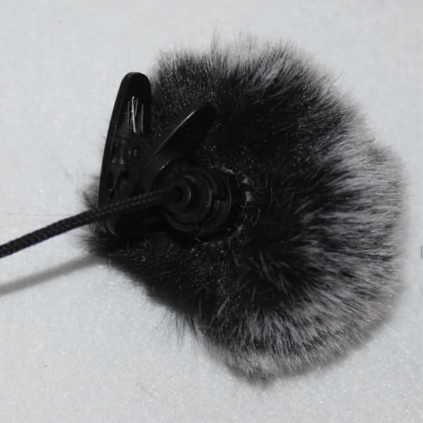 Mini Vindskydd Pälsigt Mikrofonskydd 0,2 tum Slagsmick Vindskydd