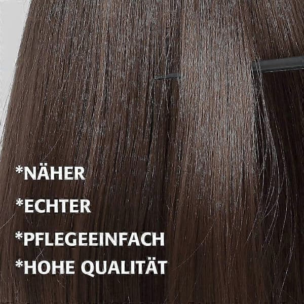 Peruker Koreanska Lugg Kort Rakt Hår Inre Spänne Stil Trendigt Modernt Chic