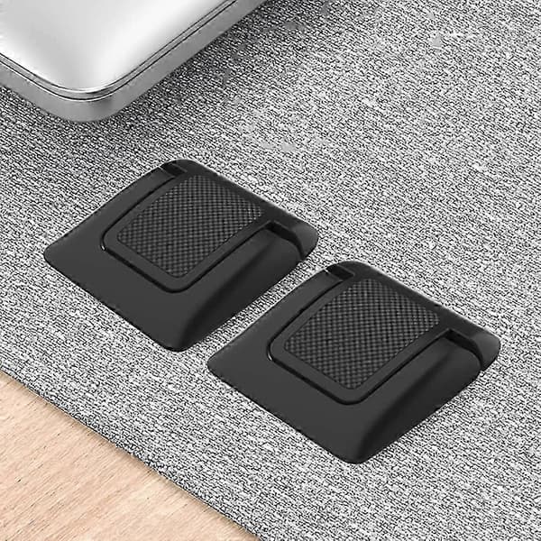 2 stk. Mini Laptop Stativ Usynlig Datamaskin Stativ Sammenleggbart Bærbart Ventilert Skrivebord Laptop Holder Tastatur Riser Egnet