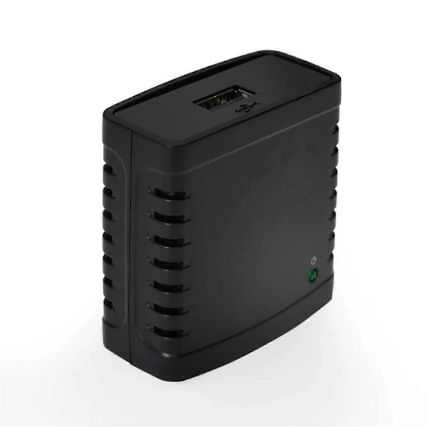 USB 2.0 LRP Print Server Del LAN Ethernet Nettverksskrivere Strømadapter USB HUB 100Mbps Pri