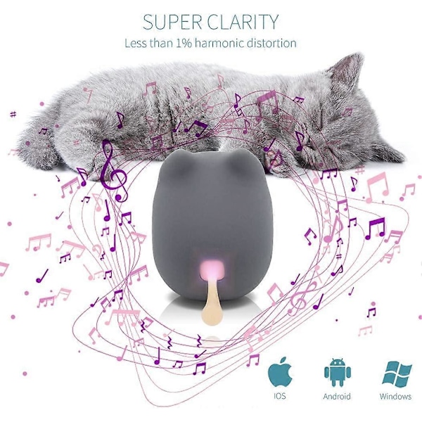 WJTG Portabel Bluetooth-högtalare, Högtalare med Klarhet Stereo, Inbyggd Mikrofon, Superbas, Kraftfullt Fylligt Ljud