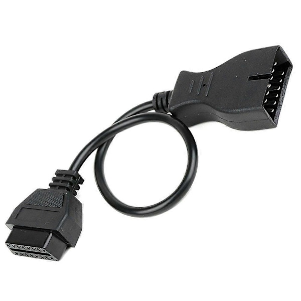 12-bens til 16-bens OBD2 Diagnostisk Konverter Adapterkabel Linjeforbindelse til GM