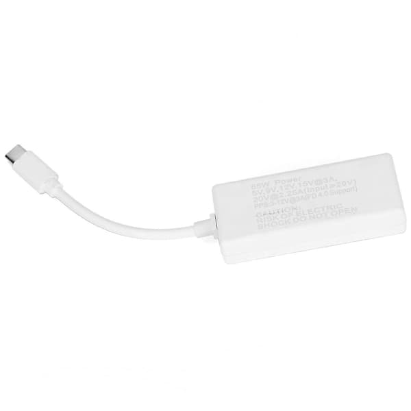 Adapter til MagSafe 2/1 til TypeC Konverter til MacBook Switch Spilkonsoller Mobiltelefoner Notebooks (Hvid) YEMMA