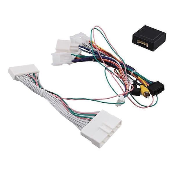 2 Din GPS Radio Canbus Boks Dekoder m/16 Strømkabel Ledningsnett FT--02 for