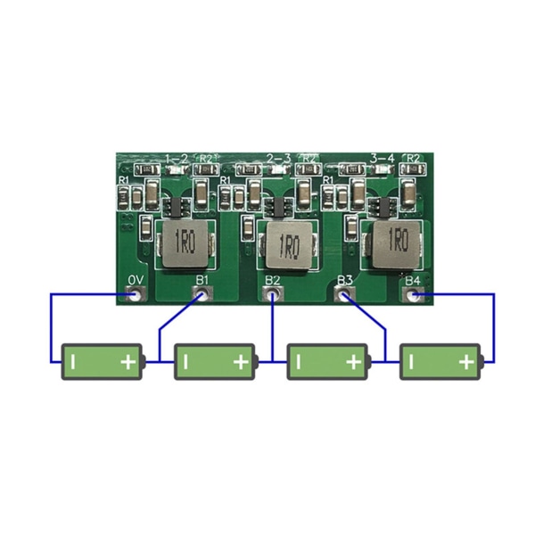 4s 1300ma Active Equalizer Balancer 18650 Lithium Lifepo4 Battery Protection Board Bms Board Energy
