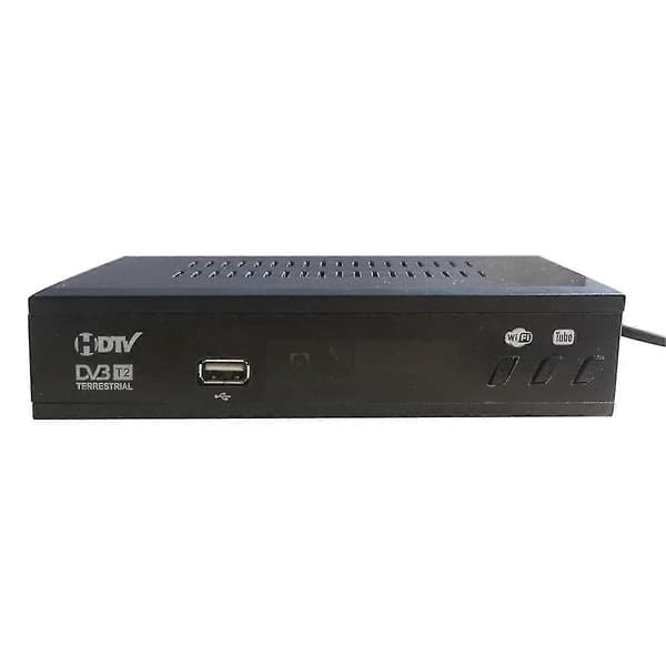 DVB T2 HEVC 265 Digital TV-tuner DVB-T2 265 1080P HD Dekoder USB Antenne TV-mottaker EPG Set Top Box, EU-kontakt