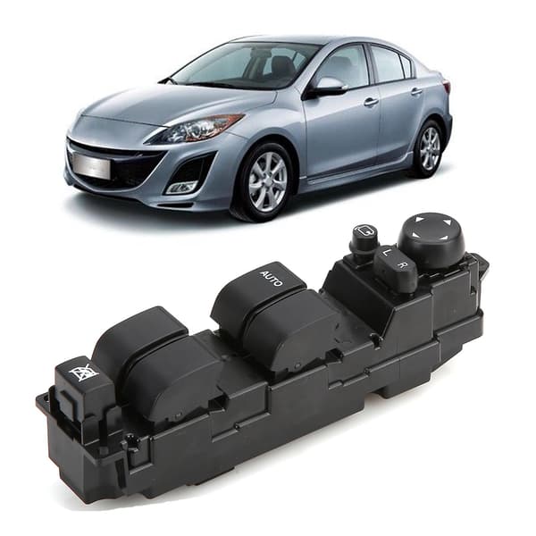 Bil Sammenleggbar Elektrisk Vindus Hovedkontrollbryter Passer for Mazda M2 DF74-66-350B