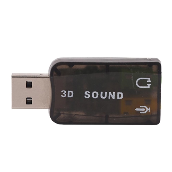 3d Usb Lydkort Usb Audio 5.1 Eksternt Usb Lydkort Audio Adapter Mikrofon Højttaler Audio Interface Til Laptop Pc Mini Data