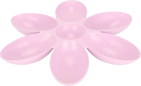 Kattefoder- og vandskål, fødevaregodkendt kattefoderskål til mad og vand (pink)