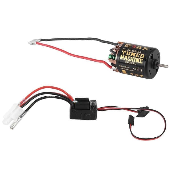 540 Børstemotor 13T med 1060 Børste ESC 60A 2-3S LiPo Vanntett Elektrisk Hastighetskontroller for