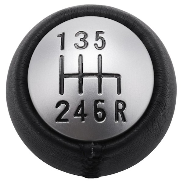 6-växlad manuell växelspaksknopp handboll för Gt 147 166 Pu-läder