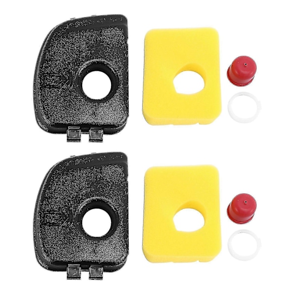 2-pack 595660 799579 594281 Filterkåpa och filter, passar gräsklippare