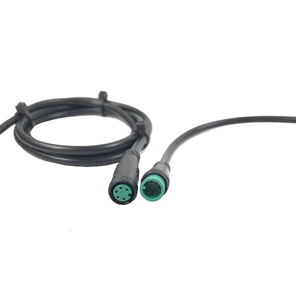 50cm 5-polet han til hun E-cykel forlængerkabel grønt stik til elektrisk cykel Bafang display forlængerkabel vandtæt