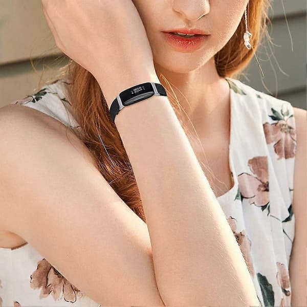 Smart Watch-reimer for 2/, Elastisk Justerbar Myk Rem Erstatningsreimer (Svart)