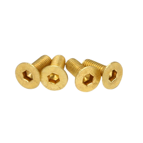 50 st Flat Socket Head Cap Screws Ren Koppar M3 Skruvar (m3 X 8)