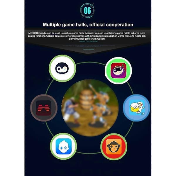 060 Teleskopisk Bluetooth Telefon Spil Controller Joystick til Android Telefon PC