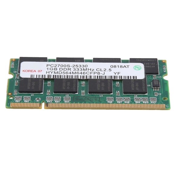 1GB DDR1 Laptop Minne Ram DDR333 PC 2700 333Mhz SO-DIMM 200PIN for Laptop Sodimm Memoria