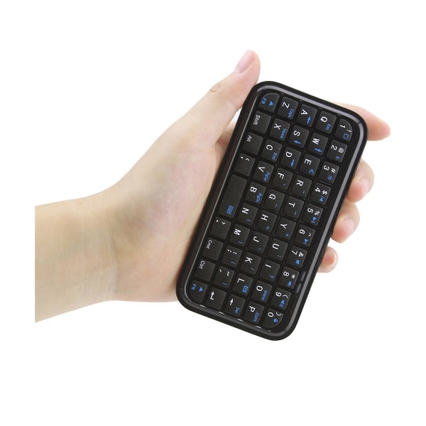 Mini Bluetooth trådløst tastatur bærbart lite håndtastatur for Android smarttelefon bærbar PC