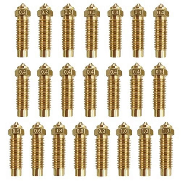22 stk. Messingdyser Kit til Neptune 4 Plus, 3D Printer Dyser Kit til Neptune 4 Plus/Neptune 4 Max s202412245281