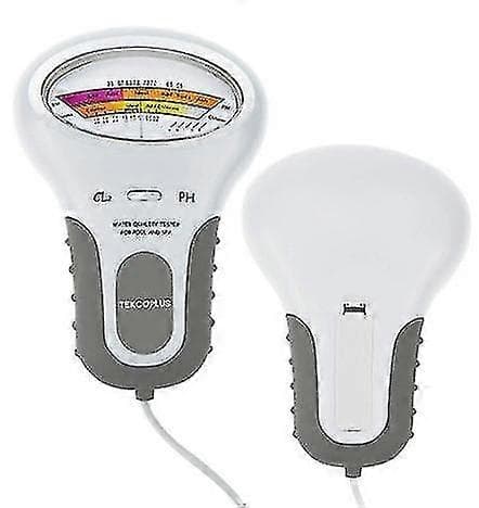 Vandkvalitetsanalysator, Digital Klor- og pH Cl2-Tester til Swimmingpools, Spa Vandkvalitetsanalysator med Sonde til Hjemmepools eller Spa