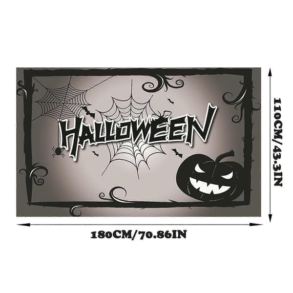 Trädgårdsbanderoller med Skräckmönster | Glad Halloween Utomhusdekor - Utomhuspumpa