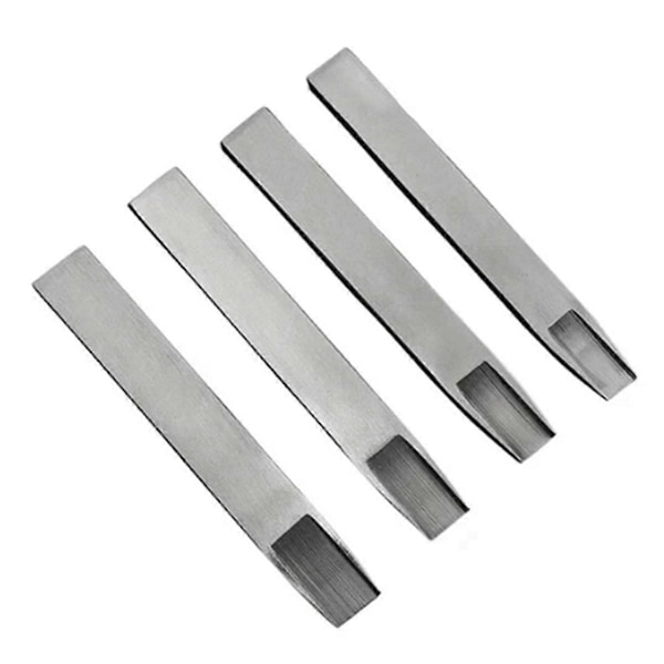 4 st Läderflätningsverktyg 7mm 8mm 9mm 10mm Flätningshålslag DIY Handvävt Mönsterskärare