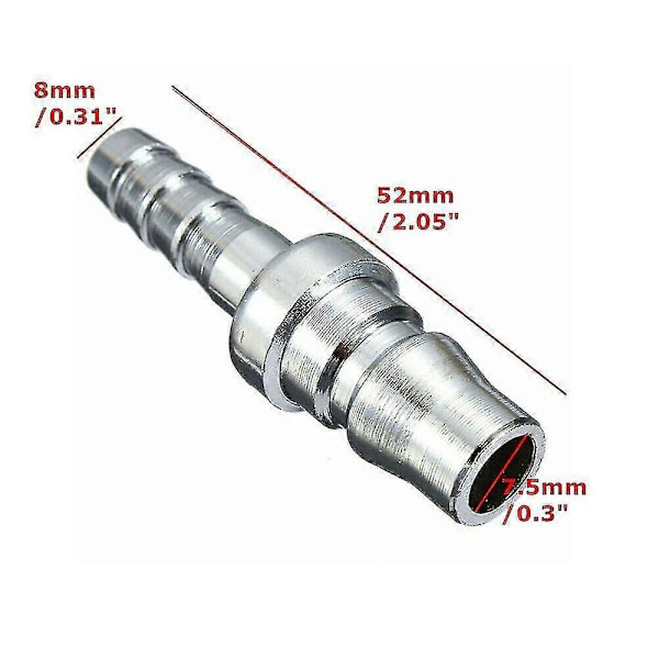 Gasolslang Kopparmunstycke Snabbkopplingskontakt för Husbil - 4x 8mm