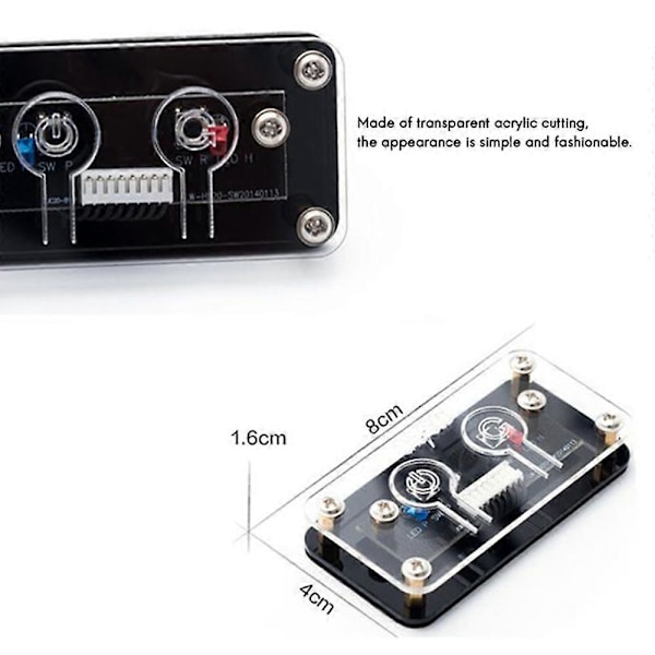 Desktop Computer Switch Ekstern Strømafbryder Strømknap+Genstart Knap PC Kabinet Strømforsyningsknap, 60cm