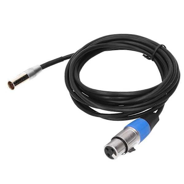 3Pin o Kabel Mini Han til XLR Hun Zinklegering Hus Kobberskal Linjeforsyninger 3 Meter