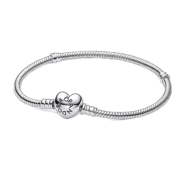 Heart Clasp Snake Chain Bracelet Charm Bracelet For Women Gift For Her